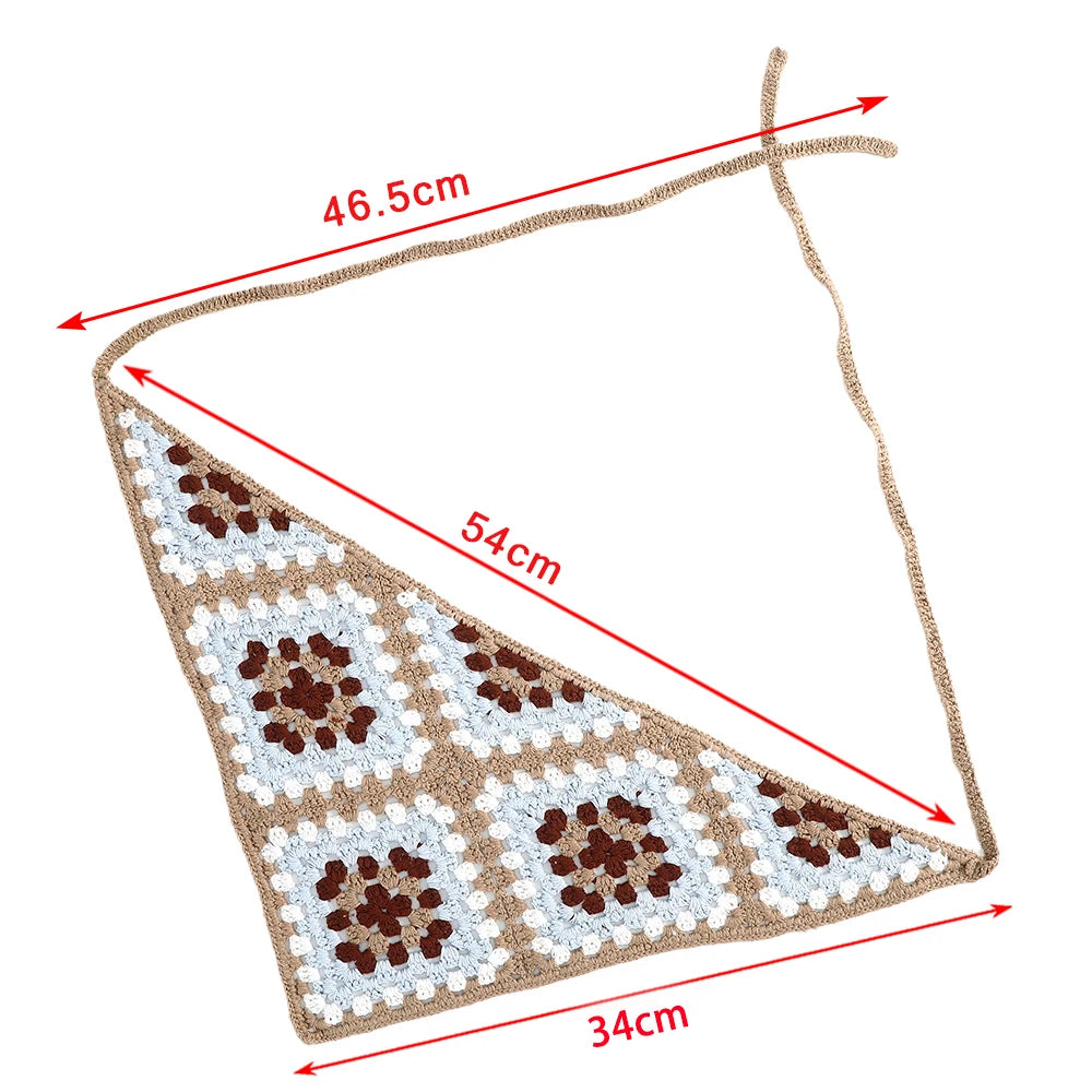 AWAYTR Fashion Braided Headband For Women Knitting Printing Bandana  Bandage Head Scarf Elastic Hair Band Hair Accessorie