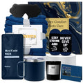 MALE CANCER GIFT SET-Get Well Soon Gift Basket Men Care Package for Men Get Well Soon Gifts for Man with Hot Cold Pack After Surgery Cancer Gifts Sy