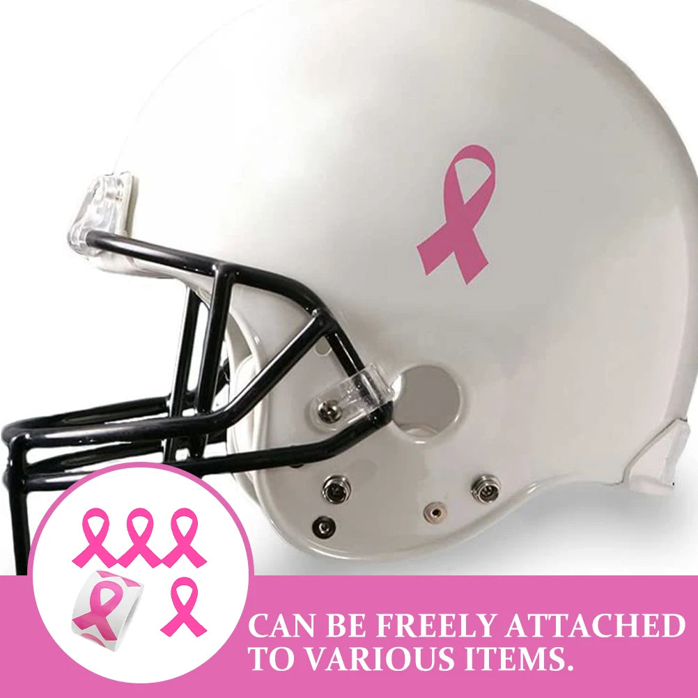 320 PEICES! Pink Ribbon Stickers Breast Cancer Awareness Decorative Decals for Women Girls Events Public Welfare Supplies