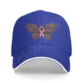 Pink Ribbon Support Breast Cancer Baseball Caps Women Casual Sun Protection Hats Unisex Adjustable Trucker Hat Dropshipping