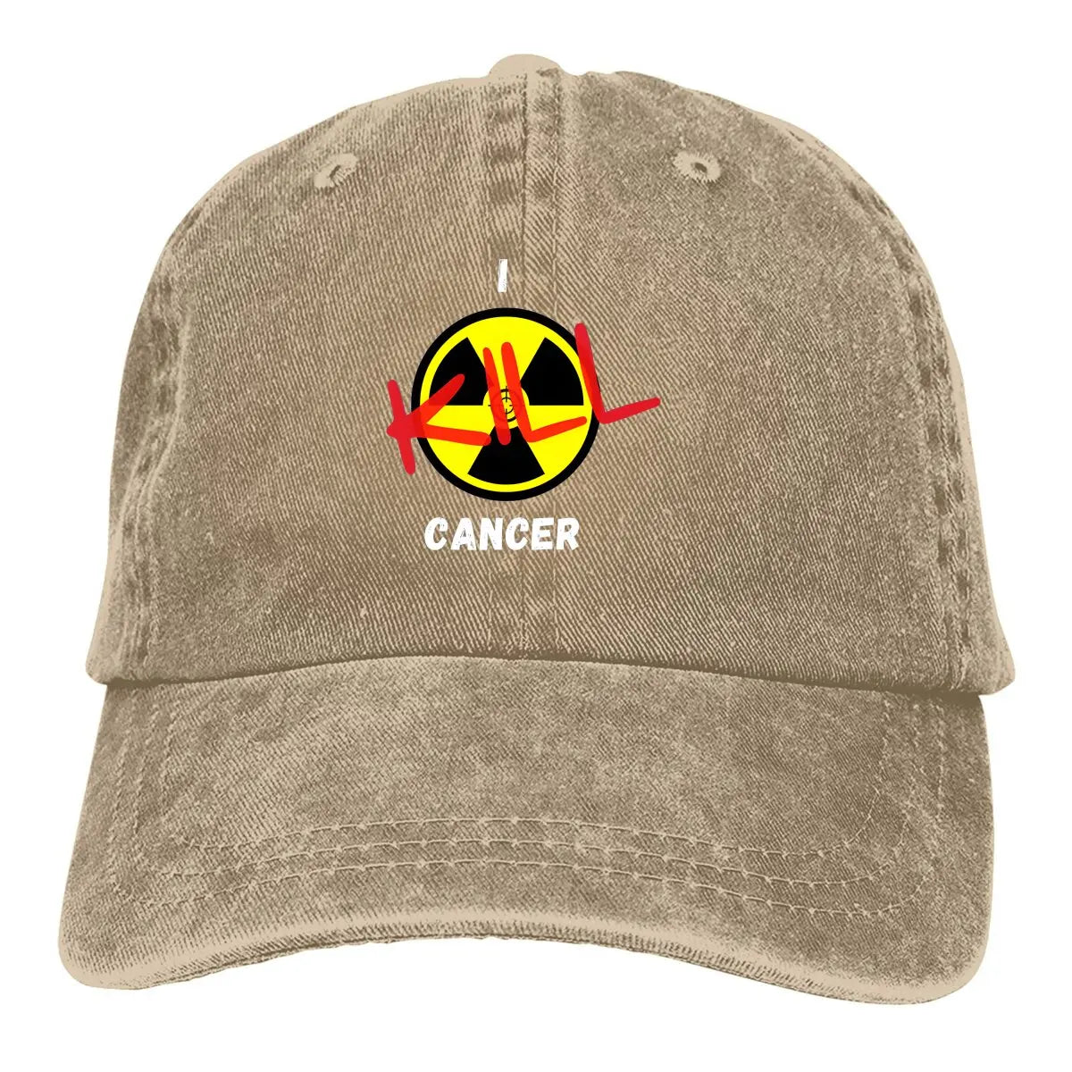 Kill Cancer Baseball Cap Men Hats Women Visor Protection Snapback Radiation Symbol Caps