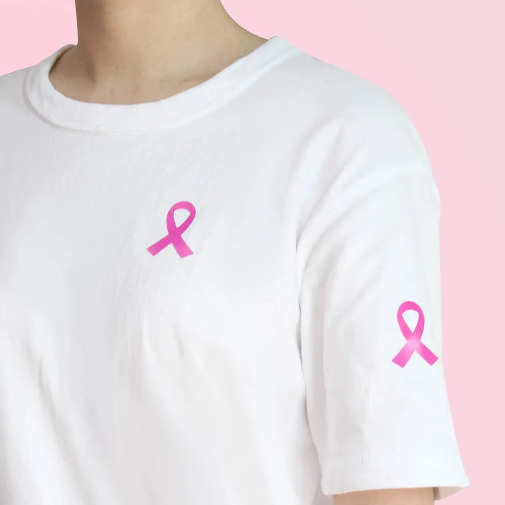 320 PIECE Pink Ribbon Stickers Breast Cancer Awareness DIY Decorative Promotional Decals for Water Bottles Notebooks Windows