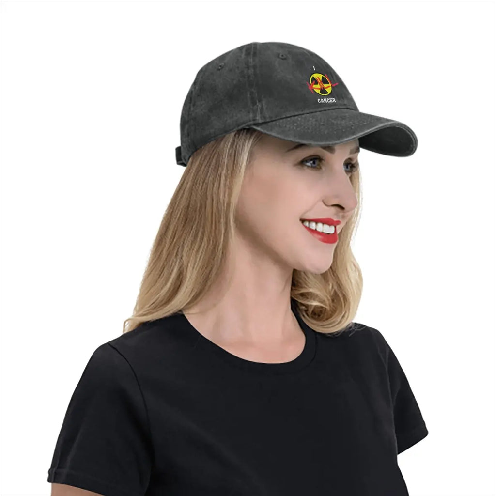Kill Cancer Baseball Cap Men Hats Women Visor Protection Snapback Radiation Symbol Caps