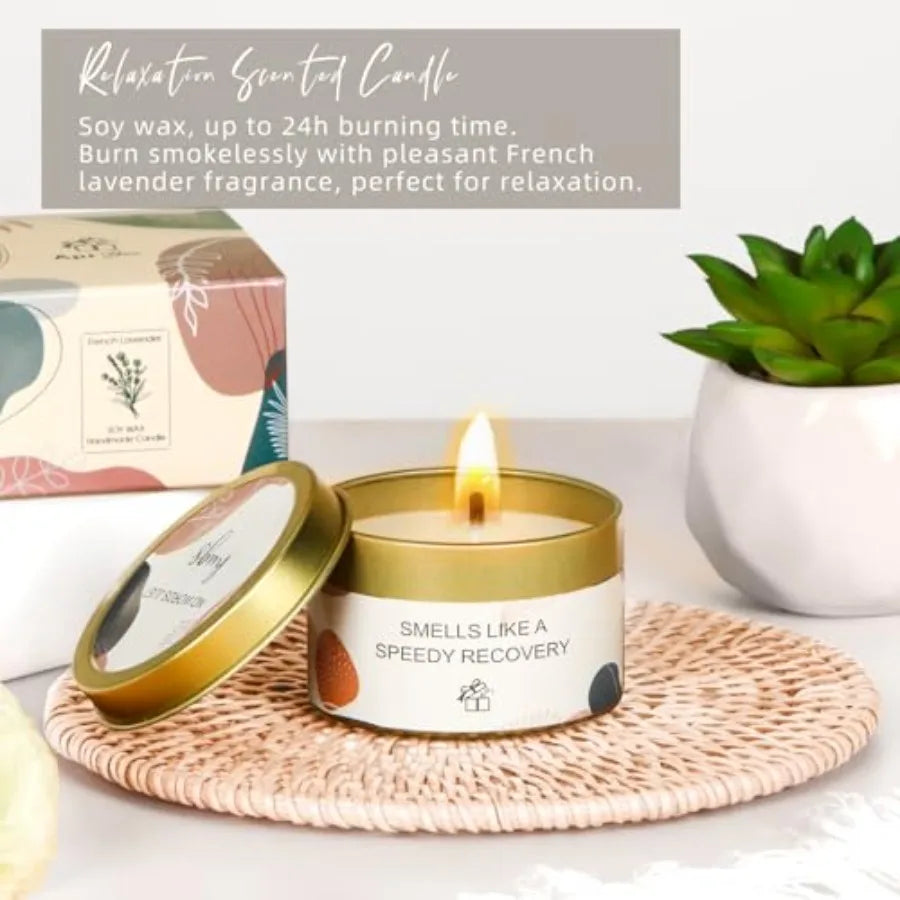 CANCER GIFT SET-Get Well Gifts for Women Feel Better Gifts Baskets for Women After Surgery Cancer Care Gifts for Friend Sick Chemo Care Package