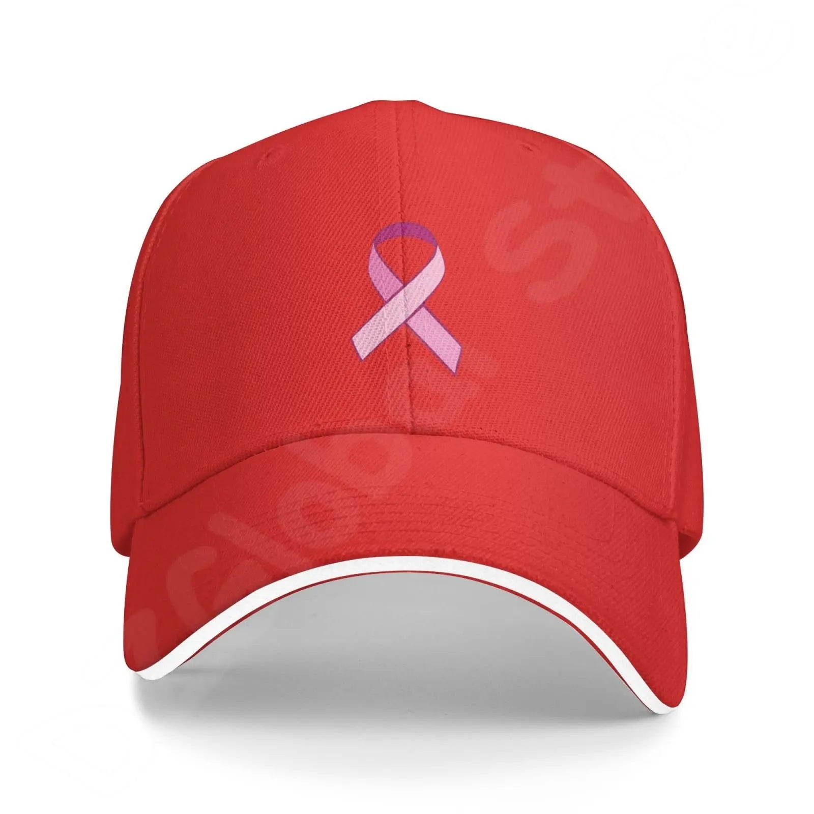 Pink Ribbon Support Breast Cancer Baseball Caps Women Casual Sun Protection Hats Unisex Adjustable Trucker Hat Dropshipping