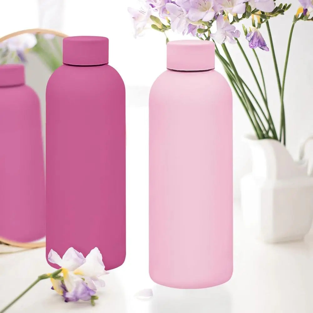 Set of 16 Stainless Steel Insulated 17oz Vacuum Water Bottles - CAN BE USED WITH DECALS WE SELL- WATER Bottles for Travel, Team, Office