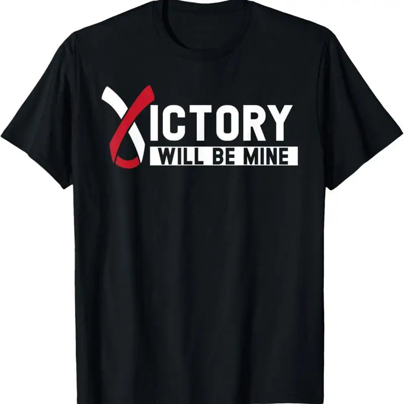 Victory Will Be Mine Throat Cancer Awareness T Shirt-