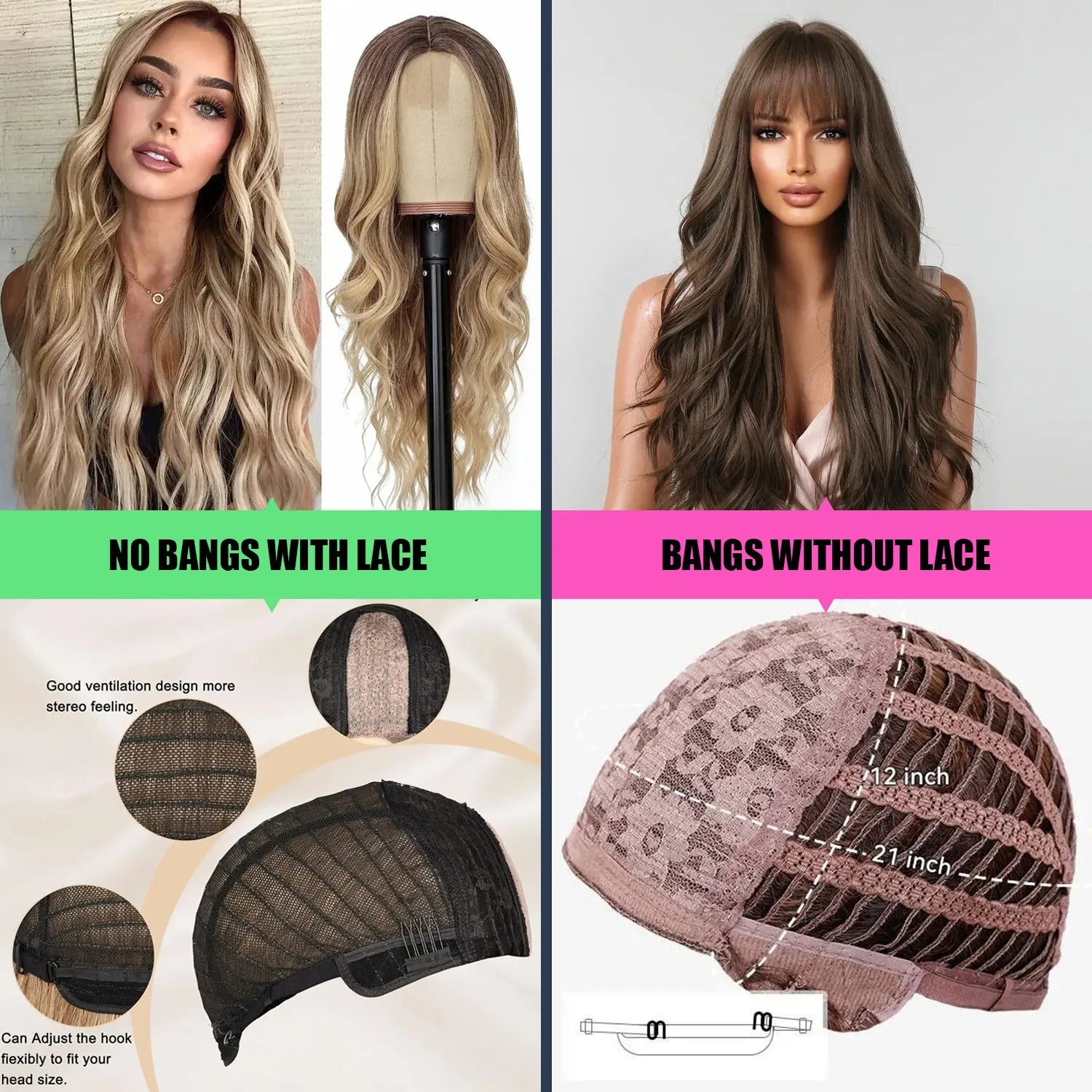 Blonde Women's Wigs Ombre Blonde Curly Wig Wig Ladies Synthetic