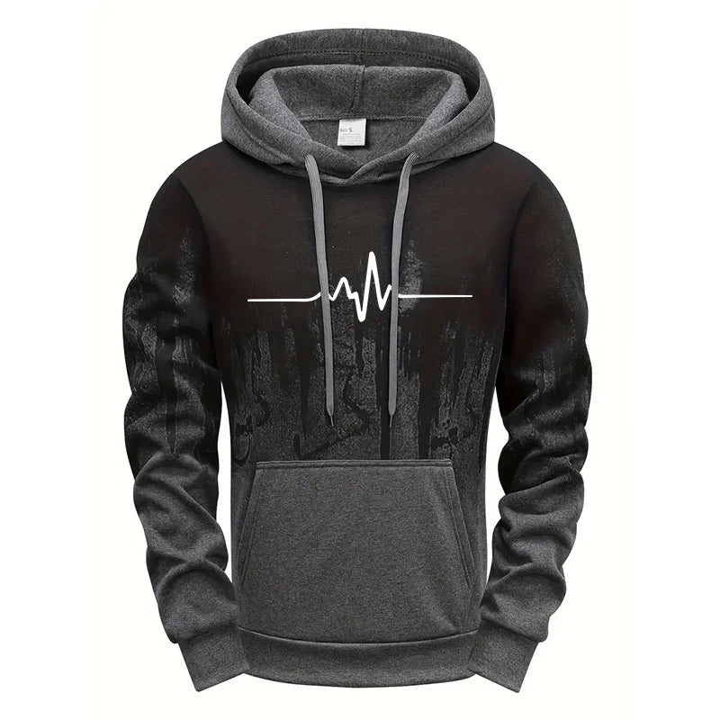 Autumn Winter High Quality Men's Tracksuit Casual Jogging Men Versatile Sweatshirts Sweatpants Fashion Daily Sports Hoodies Set