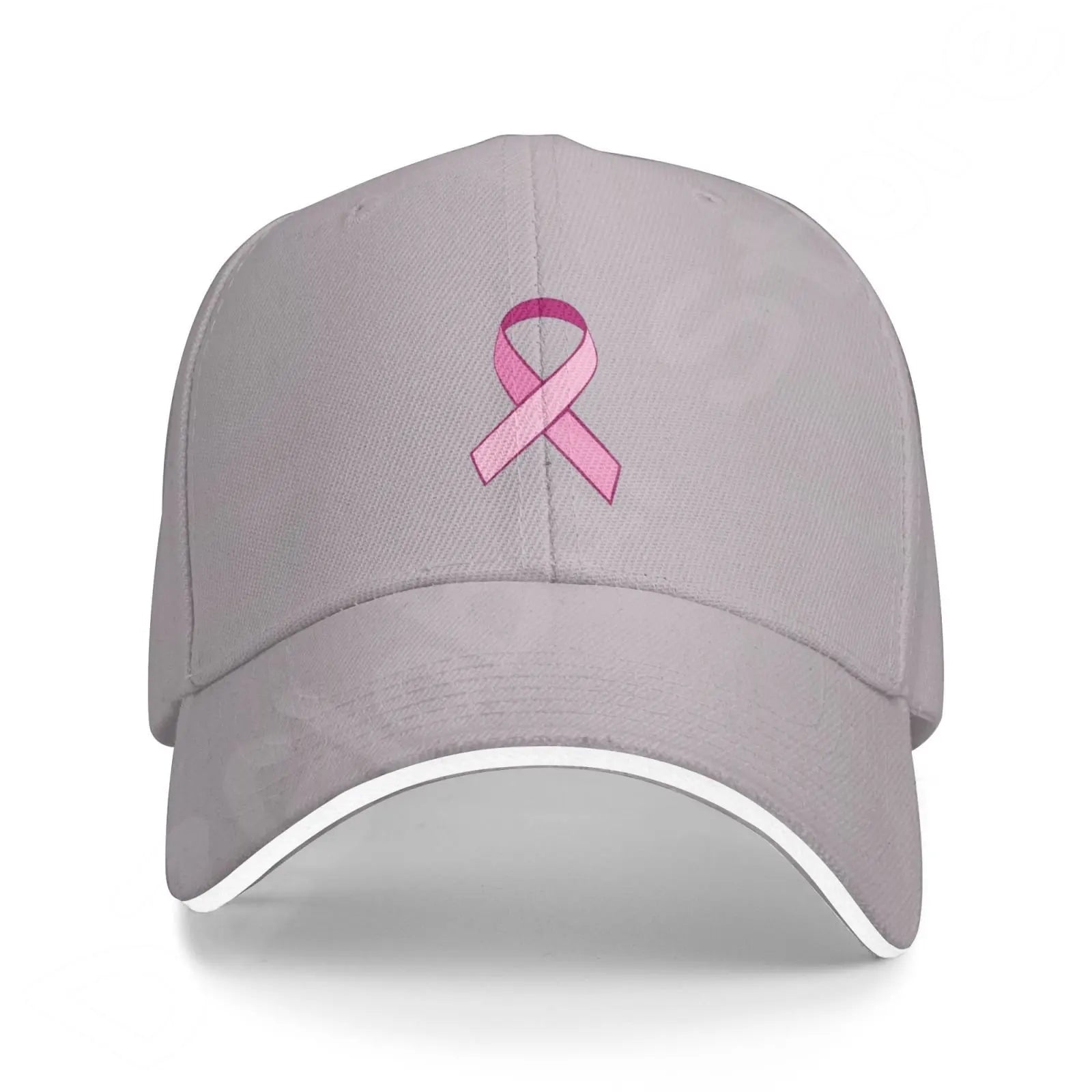 Pink Ribbon Support Breast Cancer Baseball Caps Women Casual Sun Protection Hats Unisex Adjustable Trucker Hat Dropshipping