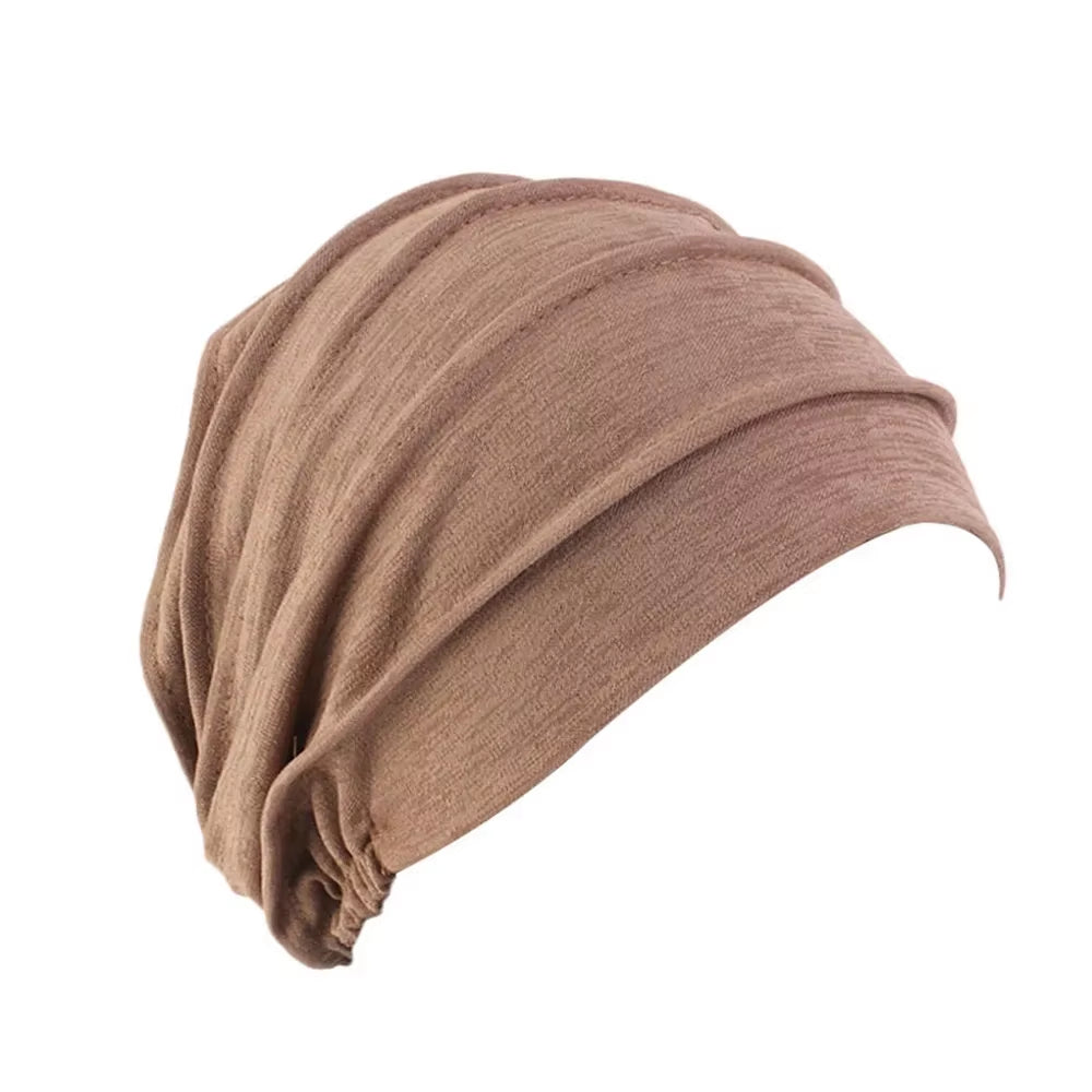 Cotton Women'S Baggy Slouchy Beanie Hat Sport Casual Headwear Hair Loss Headscarf Cancer Chemo Caps Spring Summer Hat