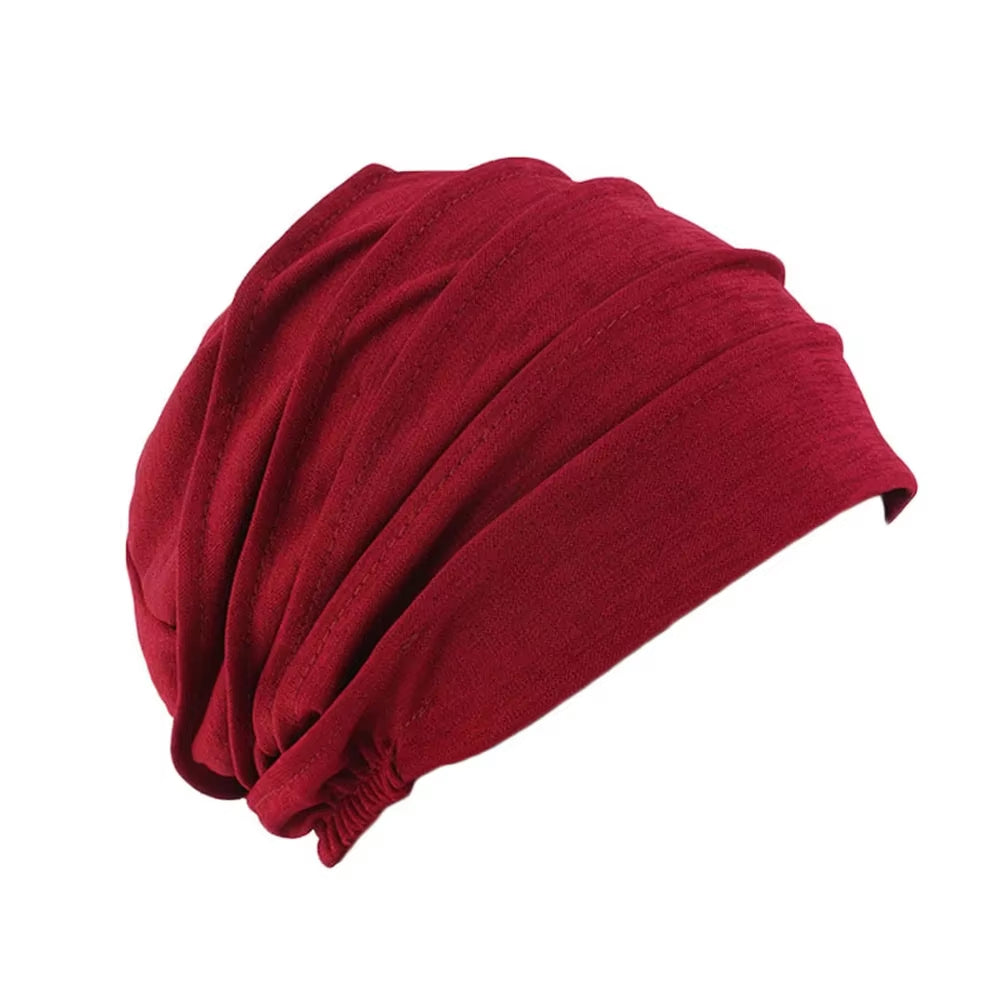 Cotton Women'S Baggy Slouchy Beanie Hat Sport Casual Headwear Hair Loss Headscarf Cancer Chemo Caps Spring Summer Hat